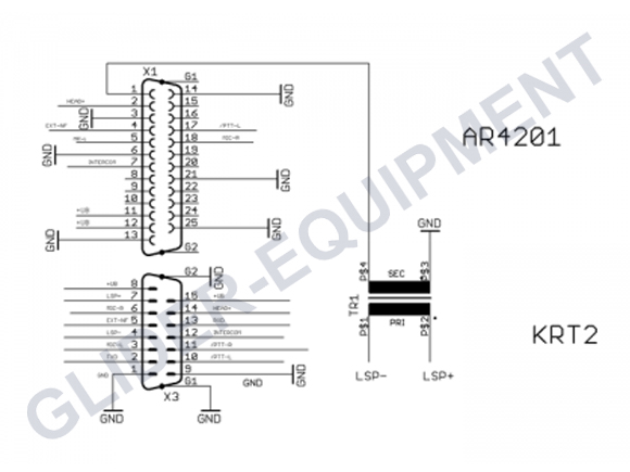 TQ-Avionics adapter plug AR4201 -> KRT2 [285966]